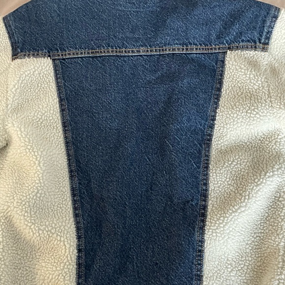Levi’s jacket/ ex-boyfriend Sherpa trucker-blue - Picture 5 of 5